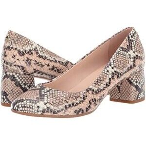 Kate Spade Beverly Pumps • Pale Vellum Snake Print • Size 6.5 M MSRP $228